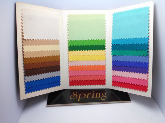 Spring Color Analysis Fabric Swatch Pack Tri-Fold